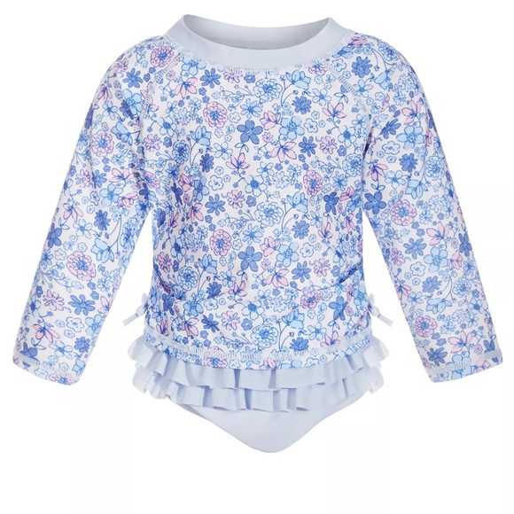 Electric Ditsy Rashguard Set main image 0